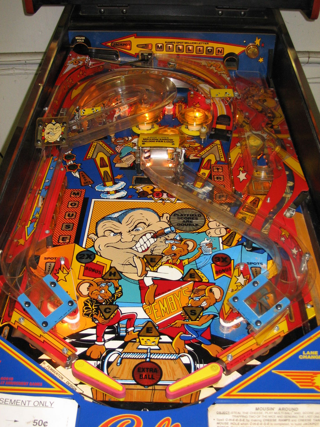 Bally mousin around pinball machine for sale